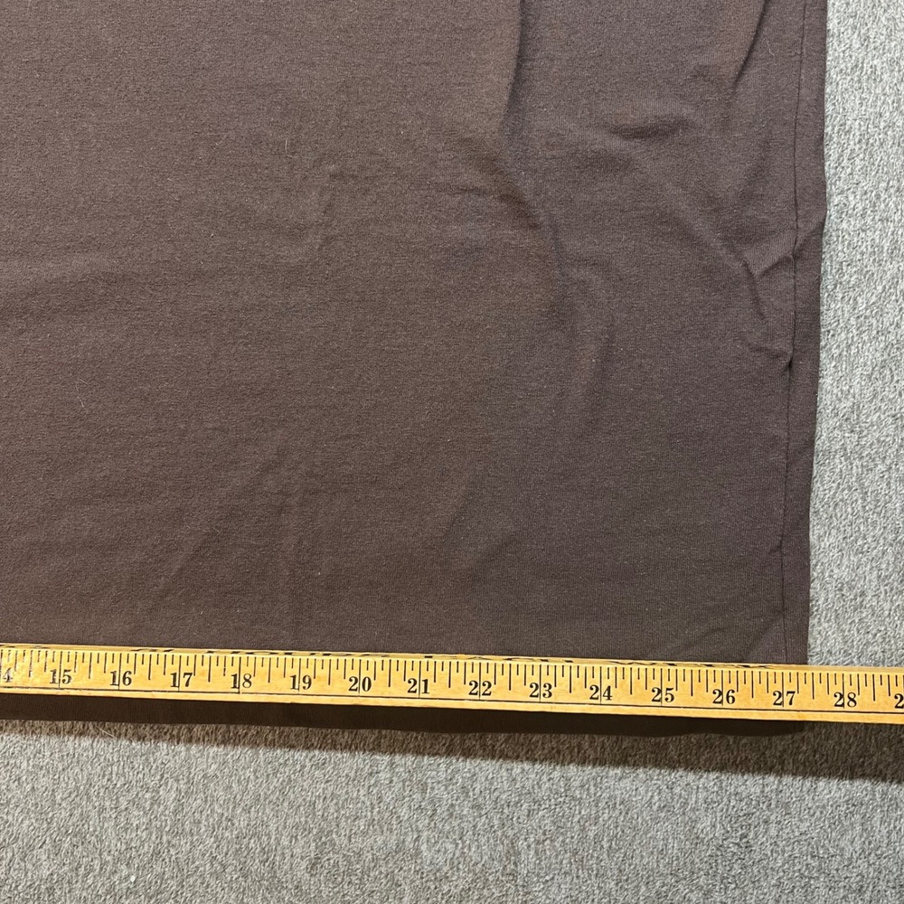 Carhartt Mens K87 DKB Workwear Pocket T-Shirt Dark Brown 2XL Original Fit Cotton - Picture 5 of 8